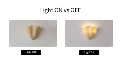 Petalia | Modern Glass Wall Sconce with Organic Design | Ambient Lighting for Elegant Spaces