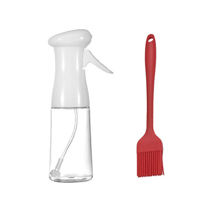 Pressurized Cooking Oil Mister with Fan Spray Nozzle for Grilling, Baking & Air Frying | Refillable Kitchen Oil Sprayer