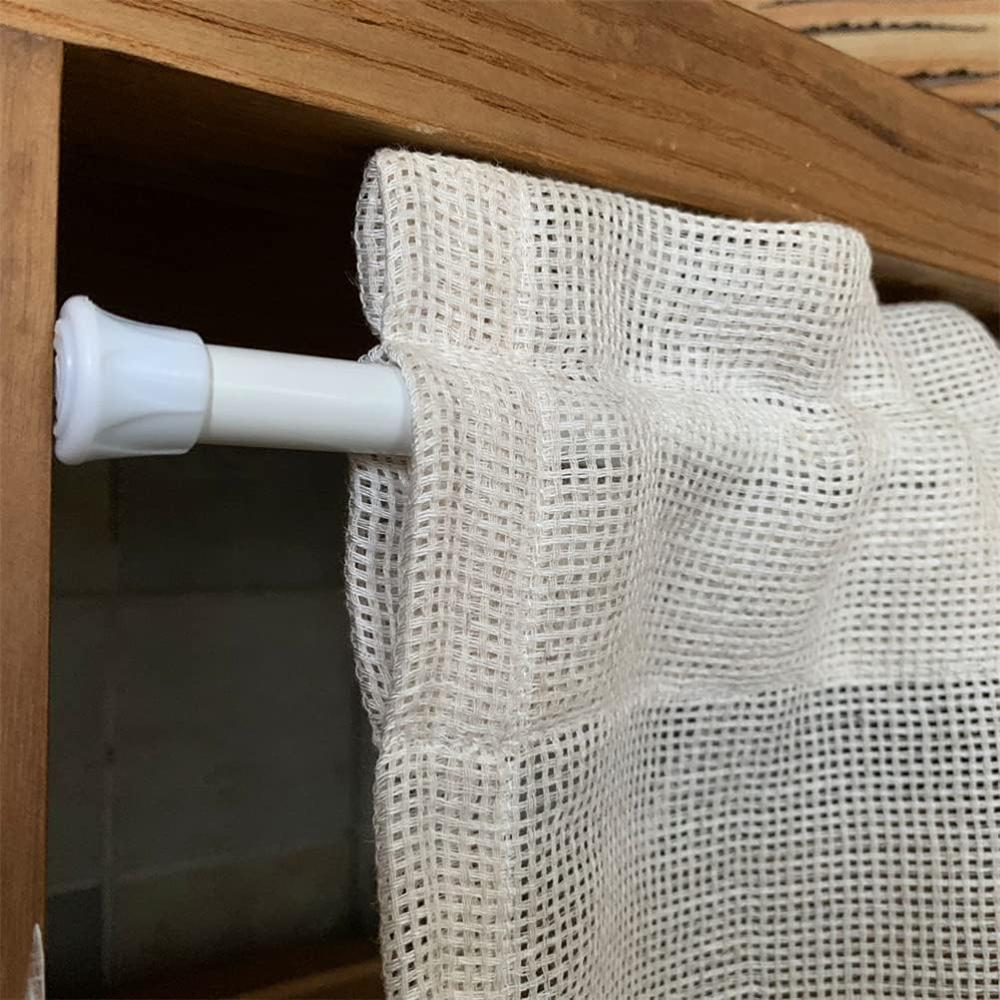 Aventis Curtain Rod - Lightweight Aluminum, No-Drill Installation