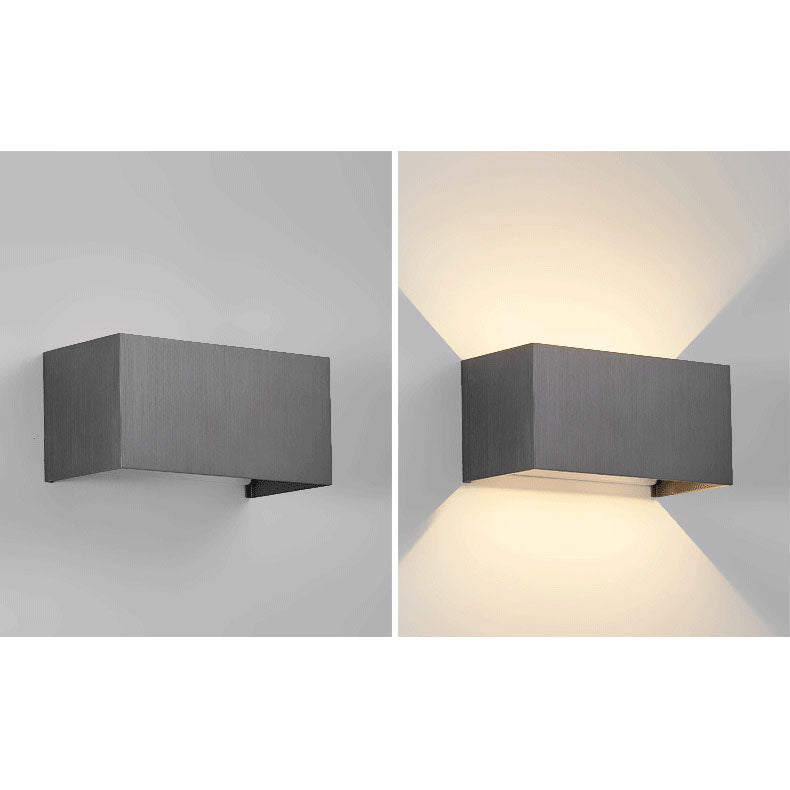 LED Sconce Light Fixture 12W Integrated Aluminum 8×4 Inch Indoor Lighting Bedroom Entryway Corridor Accent