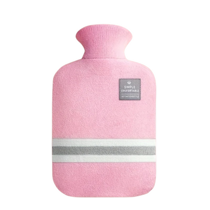 Hot Water Bottle with Knit Cover – 34 fl oz Cozy Heat Therapy for Winter Warmth, Cramps & Muscle Relief