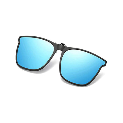 Magnetic Clip-On Polarized Sunglasses Adapter for Prescription Glasses UV Protection Flip-Up Lenses Driving Eyewear Accessory for Eyeglasses
