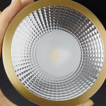 Slim-Profile Circular LED Ceiling Light – Brushed Copper Finish for Entryways, Bedrooms & Living Rooms