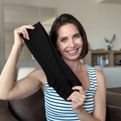 Graduated Compression Socks with Elastic Band for Swelling Relief & Circulation Support – Seamless Knee-High Design for Women & Men, Sizes