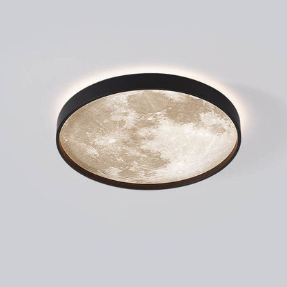 Recessed LED Overhead Fixture 10-22 Inch Diameter 18-48W Three-Color Temperature Control Iron Acrylic Contemporary Low-Profile Hardwired Ins