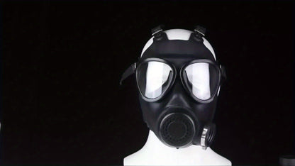 Full Face Respirator with 40mm Activated Carbon Filter for Chemical Fume Protection | Industrial Gas Mask for Paint Spray Cleaning