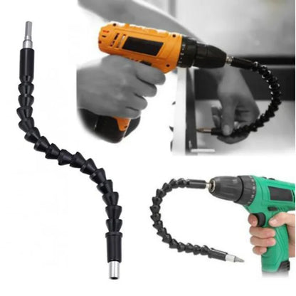 Flexible Drill Bit Extension with Screwdriver Bit Set for Tight Spaces and Awkward Corners