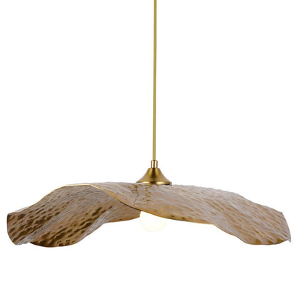 Hanging Ceiling Fixture with Adjustable Cord Gold Bronze Metal Shade E26 Socket for Dining Room Kitchen Island Bar Café
