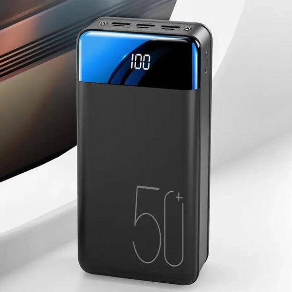 Ultra High-Capacity External Battery Charger 100000mAh USB-C USB-A Multi-Device Fast Charge Bank for iPhone Android Laptop Tablet Travel Eme