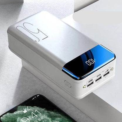 Ultra High-Capacity External Battery Charger 100000mAh USB-C USB-A Multi-Device Fast Charge Bank for iPhone Android Laptop Tablet Travel Eme