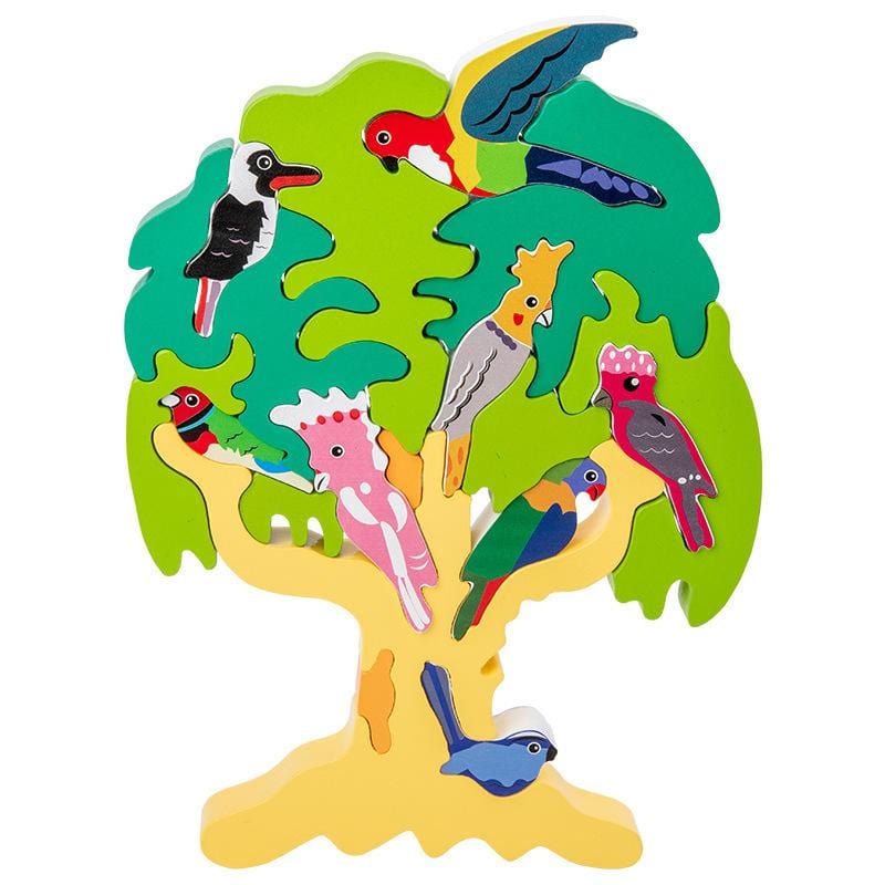 Wooden Educational Jigsaw Puzzle 96-Piece for Kids 4-6 Years with Animal Shapes and Learning Benefits