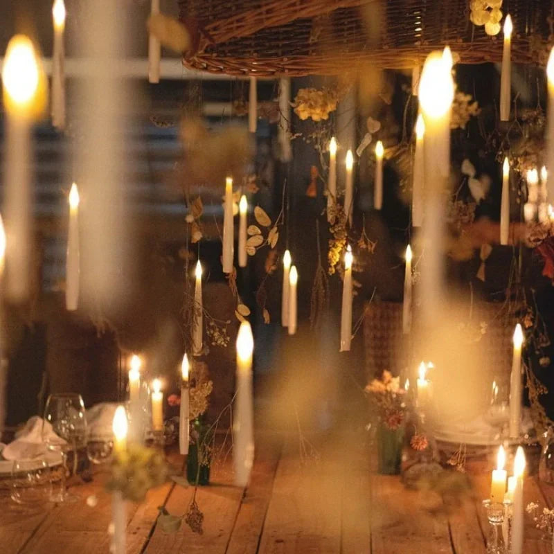 LED Floating Candles for Water – Flameless Battery Tea Lights for Pools, Weddings, Centerpieces & Events