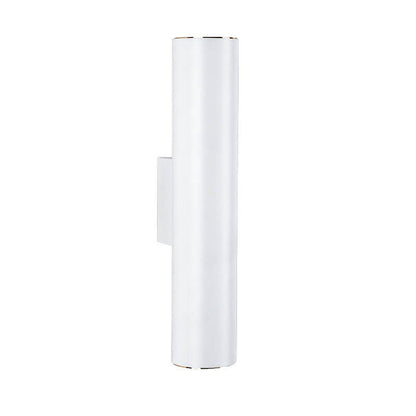 Up-Down LED Wall Light Fixture in Gold, Black or White Aluminum for Hallway, Bedroom & Living Room