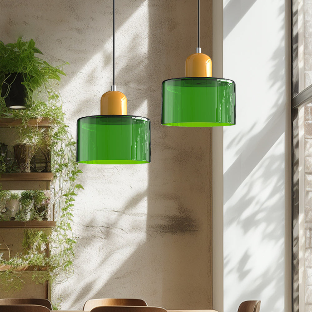 Linear LED Pendant Light White Glass Modern Hanging Fixture for Dining Room Kitchen Island Contemporary Halo Design Adjustable Cable