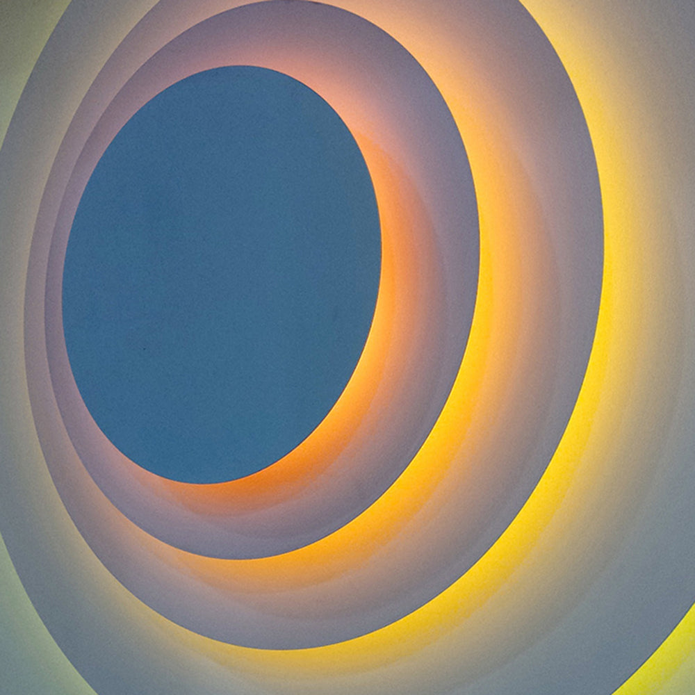 Colorful Round Metal Wall Sconce for Living Room, Bedroom & Dining Room – Modern Indoor Lighting Fixture