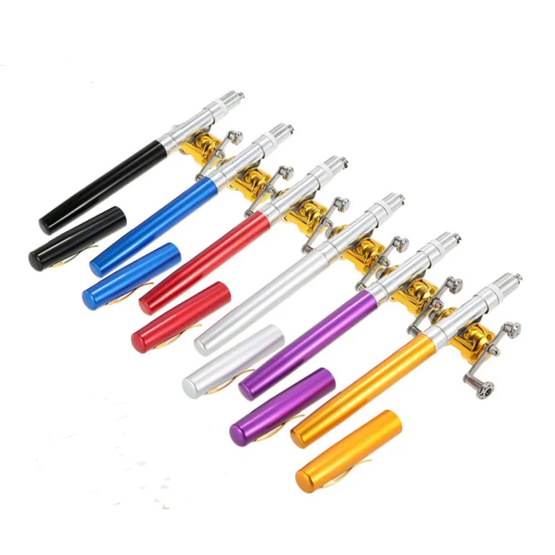 Collapsible Fishing Rod with Aluminum Reel for Travel and Hiking Adventures
