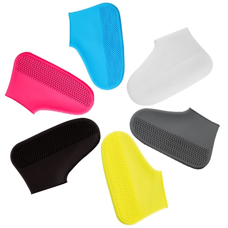 Reusable Silicone Rain Shoe Protectors with Non-Slip Grip for Men, Women & Kids – Lightweight Foldable Covers for Outdoor Activities & Wet W