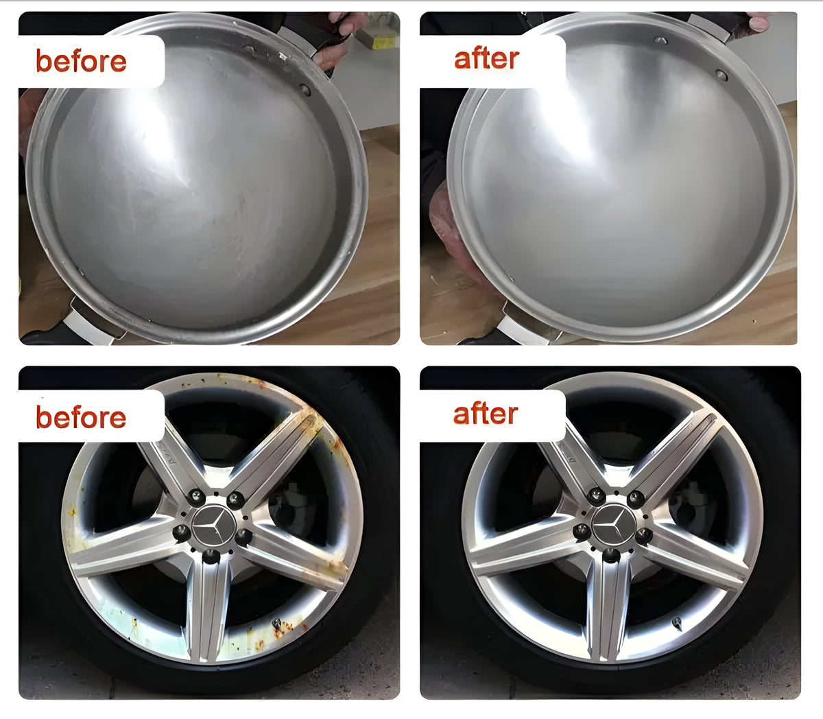 Metal Polish Paste for Stainless Steel Rust and Scratch Removal – Kitchen Appliance Cleaner for Chrome Brass Copper – 6.7 oz Tube Restores S
