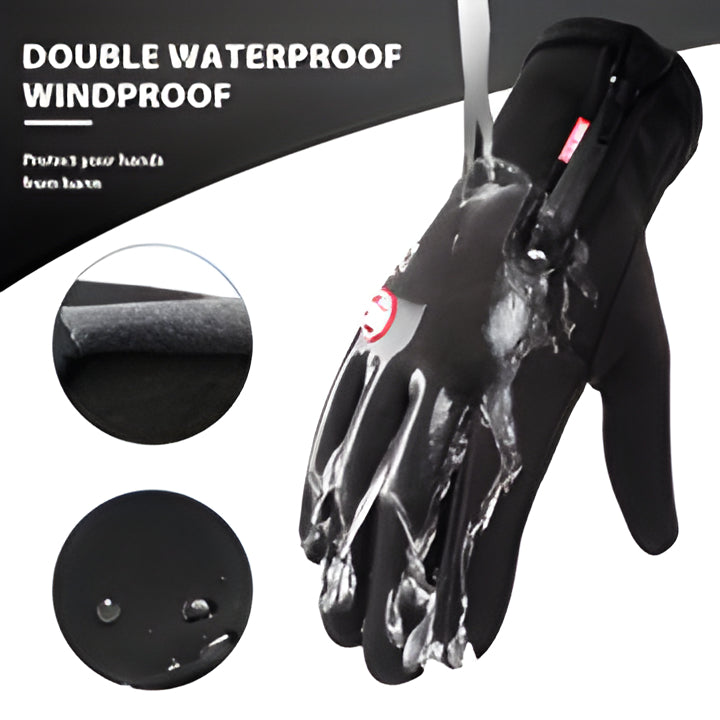USB Rechargeable Winter Gloves with Touchscreen Fingertips for Cycling, Skiing & Outdoor Sports