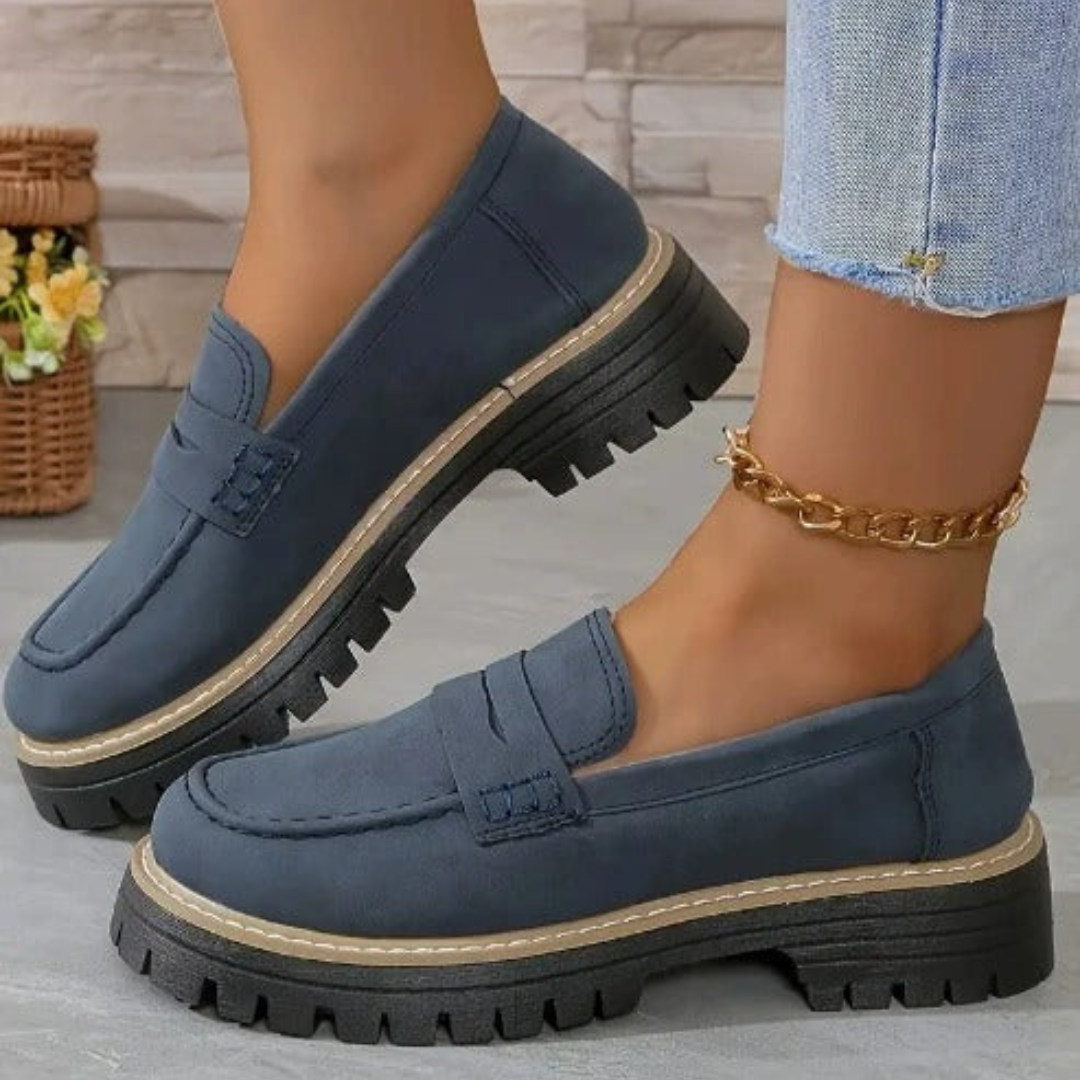 Cushioned Slip-On Shoes with Arch Support & Non-Slip Sole for All-Day Comfort – Women's & Men's Casual Loafers for Walking, Work, Travel