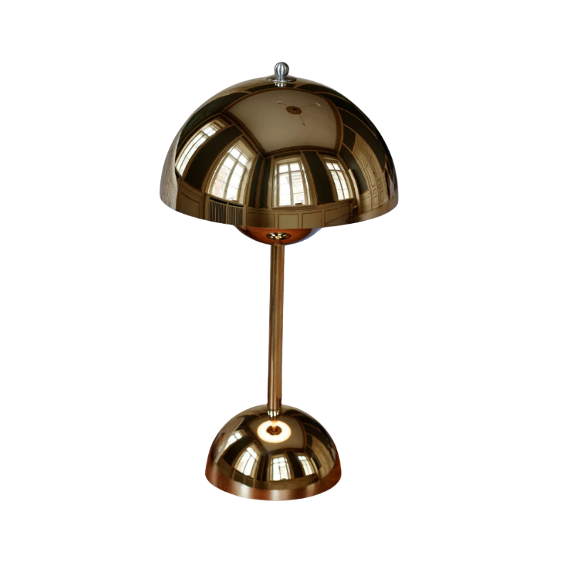 Adjustable Dimmable Metal Table Lamp – Petal Shade LED Desk Light for Living Room, Bedroom & Office