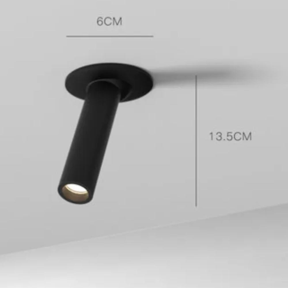 Suspension minimaliste pour intérieur | Modèle sur rail en aluminium directionnel avec faisceau réglable pour espaces contemporains