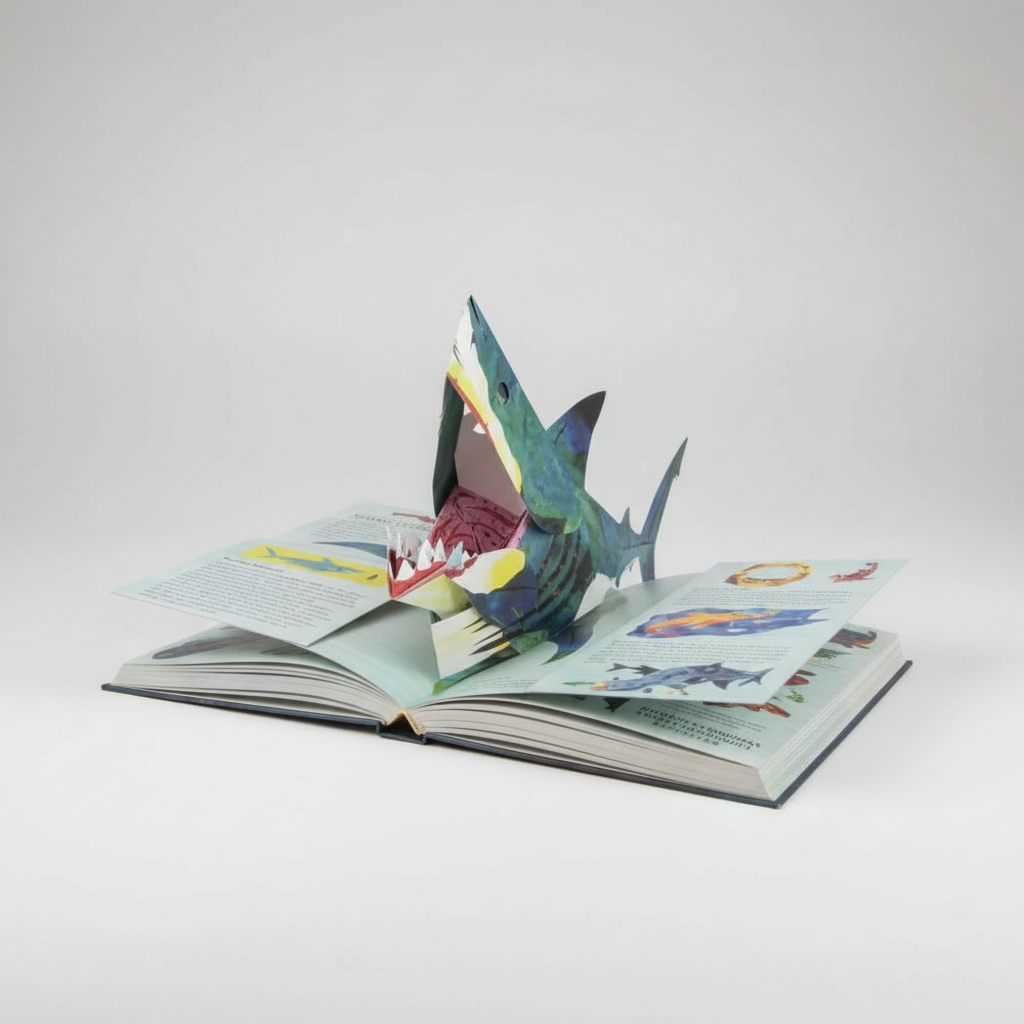 Interactive 3D Pop-Up Dinosaur Book for Kids Educational Prehistoric Adventure Story Time