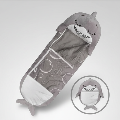 Animal Character Nap Mat for Kids – Converts to Pillow, Portable Travel Sleep Sack for Toddlers, Preschool & Home – Soft Critter Slumber Bag