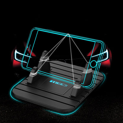 Dashboard Phone Mount Silicone Gel Grip Universal Smartphone Holder for Car Windshield GPS Navigation Hands-Free Driving Stand