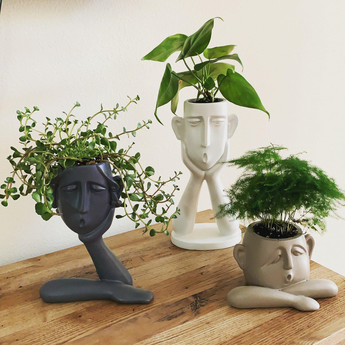 Caravaggio Planter Sculpture Trio
