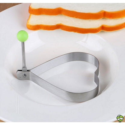 Silicone Breakfast Shaping Rings 10-Piece Set for Eggs Pancakes Omelets Kids Morning Meals Nonstick Easy-Release Kitchen Tools