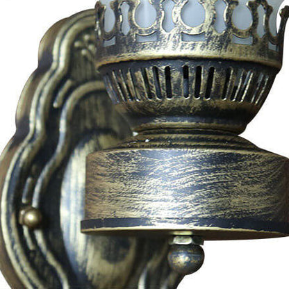 Applique en bronze à silhouette de lanterne à huile – Éclairage d'ambiance de 42 cm pour entrées et chambres – Douille E26 – Luminaire intérieur encastré