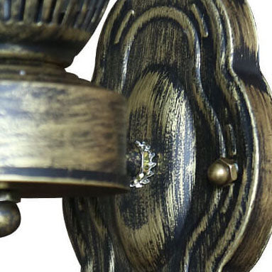 Applique en bronze à silhouette de lanterne à huile – Éclairage d'ambiance de 42 cm pour entrées et chambres – Douille E26 – Luminaire intérieur encastré