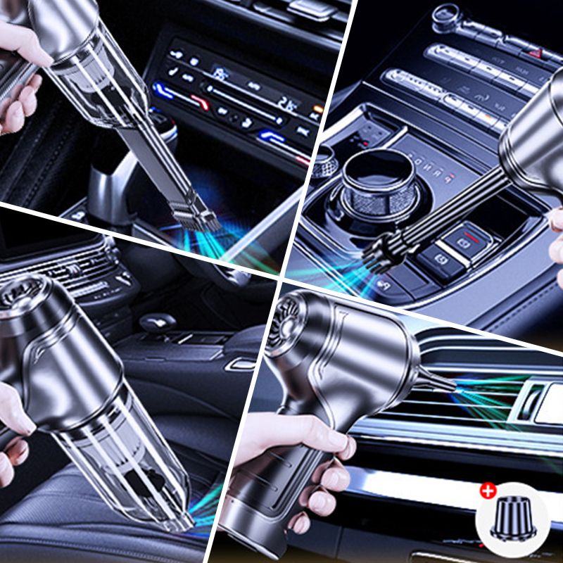 Aspirateur à main sans fil pour voiture et maison avec fonction souffleur | Aspirateur rechargeable eau et poussière