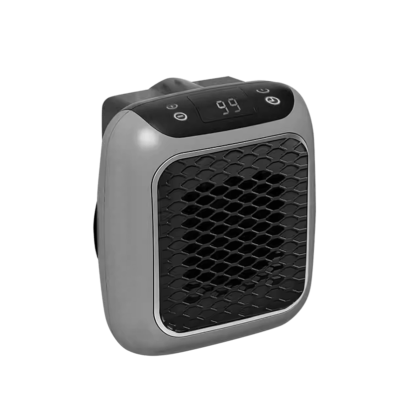 Compact Personal Space Heater with Adjustable Thermostat for Bedroom, Office & Desktop | Energy-Efficient Ceramic Heating | Portable 400W