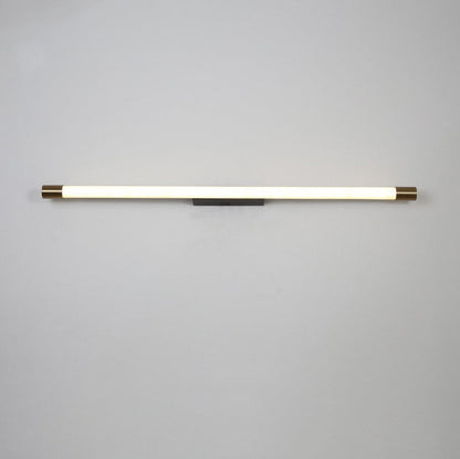 LED Vanity Light Fixture Aluminum 59 in Black Gold Over Mirror Bathroom Bedroom Hallway Linear Bar Sconce Hardwired 120V-240V