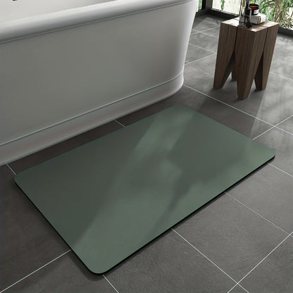 Ultra-Absorbent Diatomaceous Earth Bath Mat – Non-Slip, Quick-Dry Bathroom Floor Mat for Safety & Hygiene