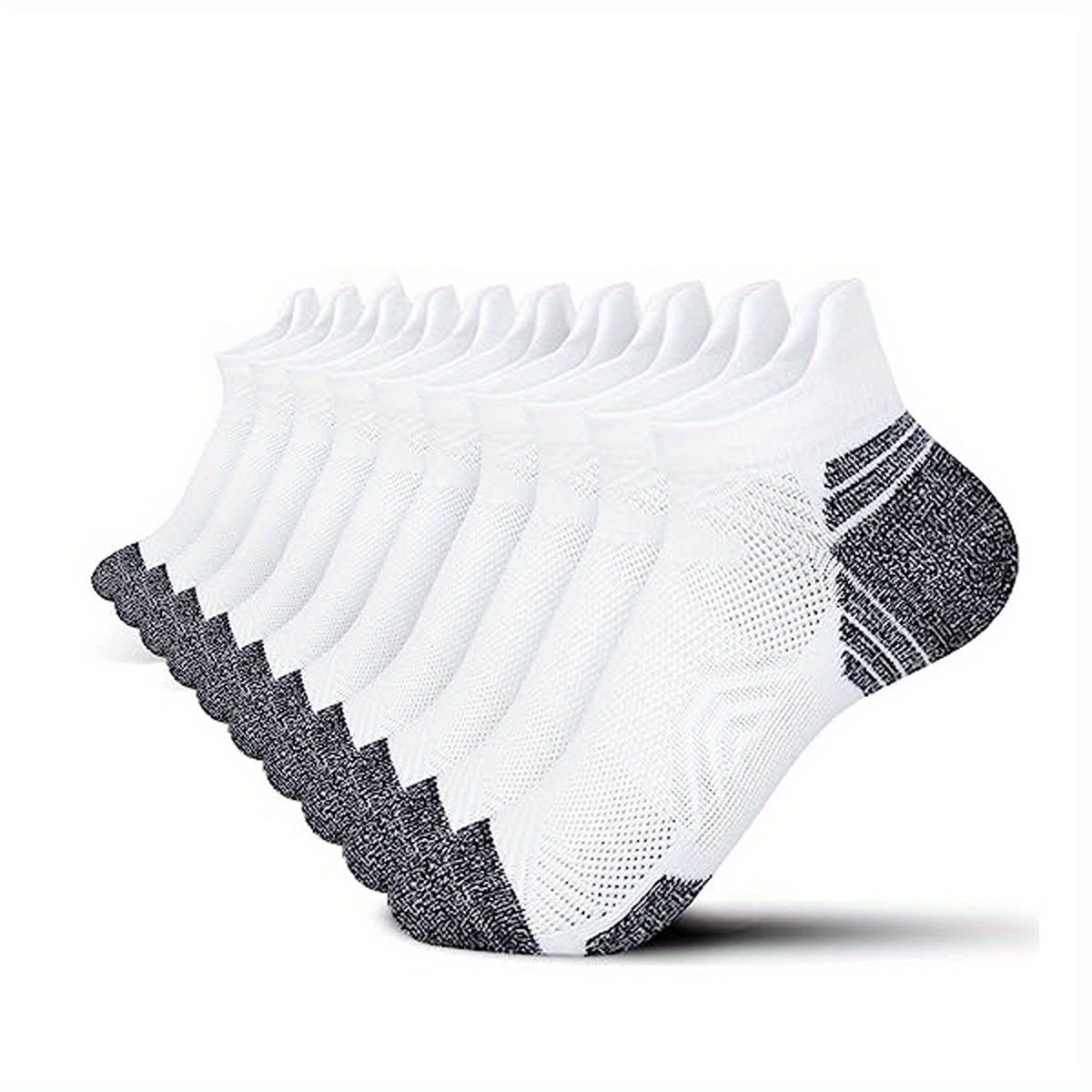 Women's Athletic Compression Socks 5-Pack – Moisture-Wicking Performance Crew Socks for Running, Gym & Everyday Wear