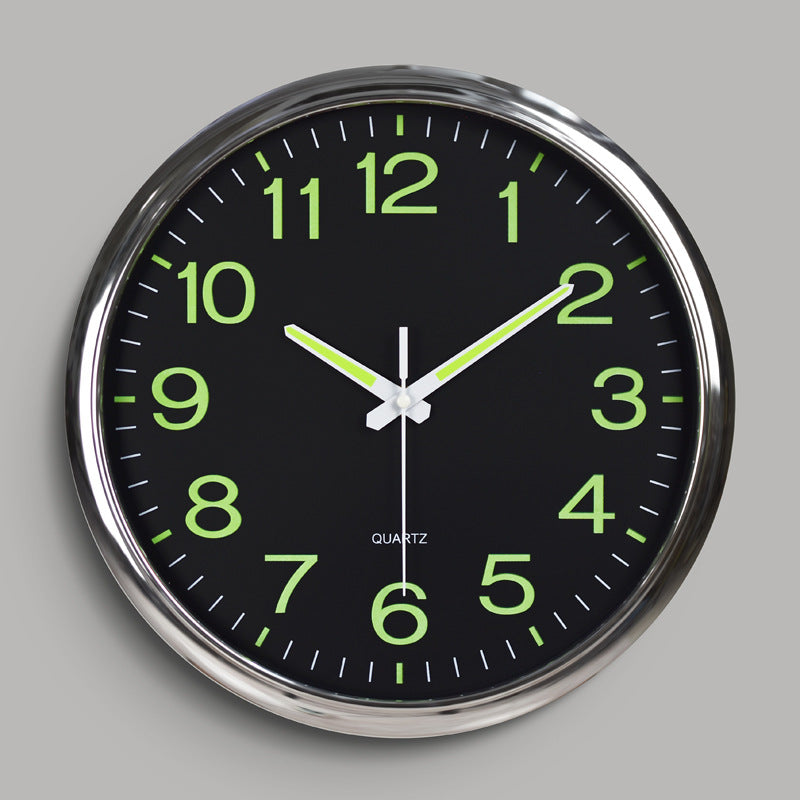 Illuminated LED Wall Clock – 12" Round Digital Display Clock with Backlight for Living Room, Bedroom & Office