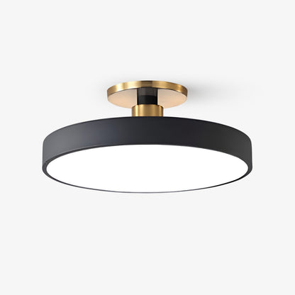 LED Ceiling Light Fixture 12 in Dimmable Round Low Profile for Bedroom Kitchen Office Home Modern Acrylic