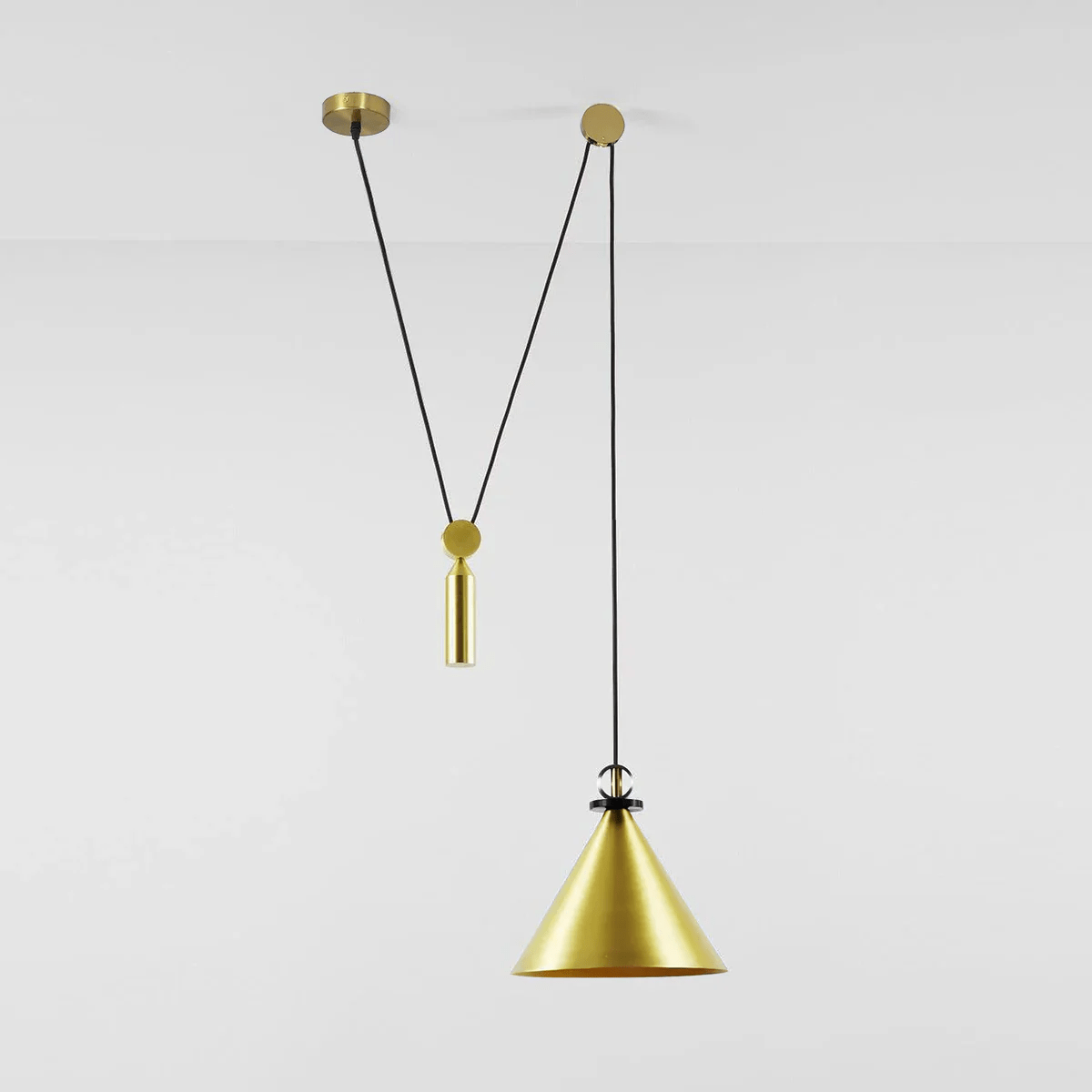 Modular Sculptural Ceiling Light with Adjustable Sections & Custom Finish Options for Dining Room Kitchen Living Room