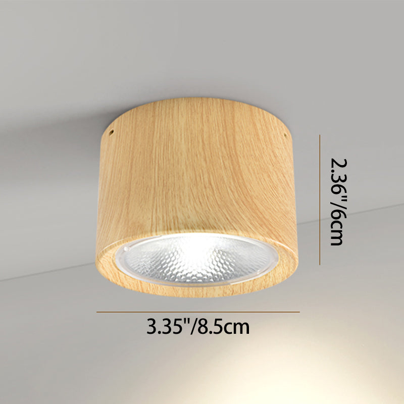 Low-Profile LED Ceiling Light 4.7 in Round Fixture 12W Contemporary Overhead Lighting for Bedrooms Hallways Home & Office Compact Surface-Mo