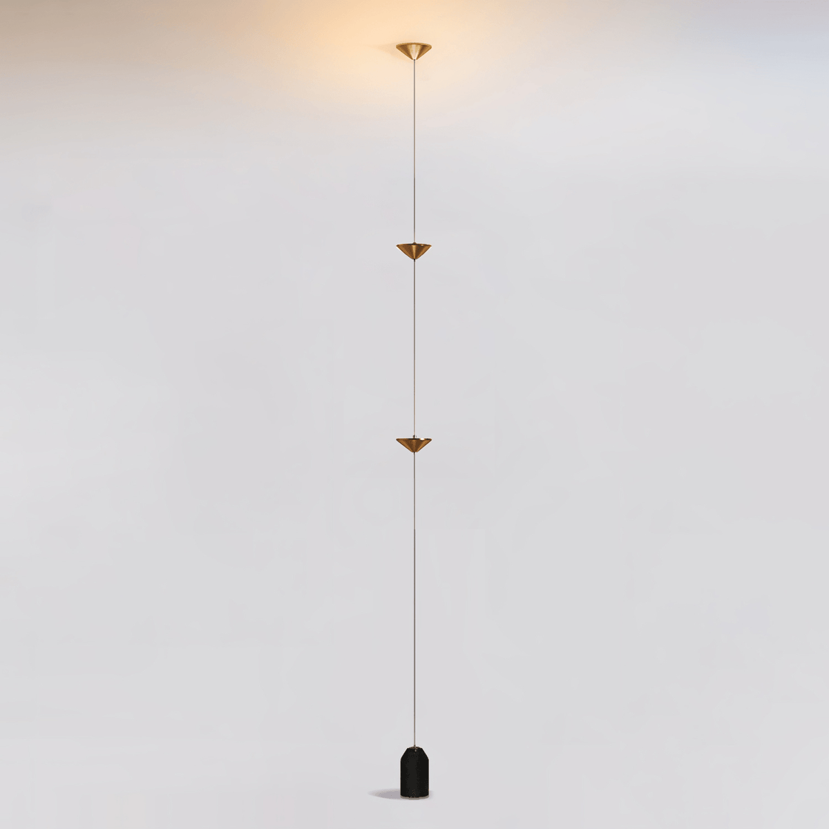 LED Floor Lamp with Marble Counterweight and Adjustable Pull Cable for Living Room Bedroom Reading Corner Modern Home Decor Ambient Task Lig