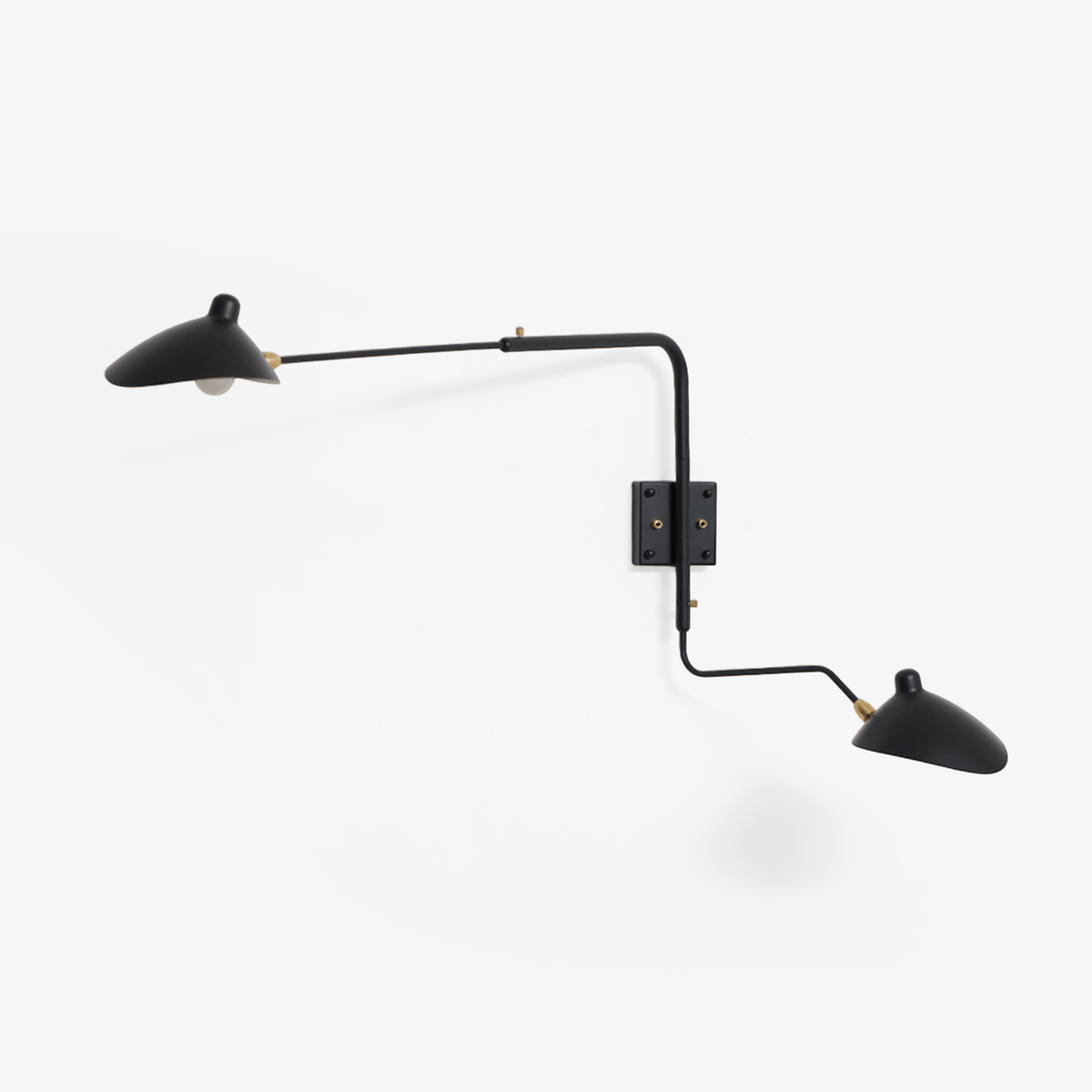Articulating Wall Lamp with Extending Arm 47-55 Inches Aluminum LED Fixture for Bedroom Reading Nook Living Room Hallway Accent Lighting Ind