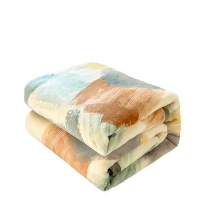PRISMACLOUD – Watercolor Geometric Blanket for Elevated Comfort