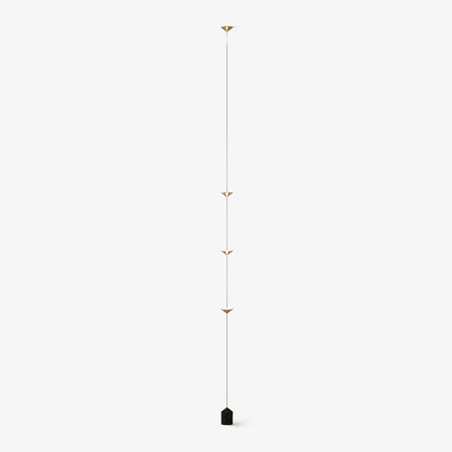 LED Floor Lamp with Marble Counterweight and Adjustable Pull Cable for Living Room Bedroom Reading Corner Modern Home Decor Ambient Task Lig