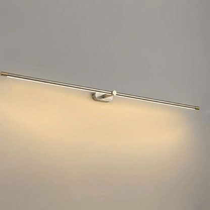 Linear LED Bathroom Vanity Light Fixture 27-50 Inch Metal Wall Sconce for Mirror Black Gold Brushed Nickel Warm Lighting Powder Room Dressin