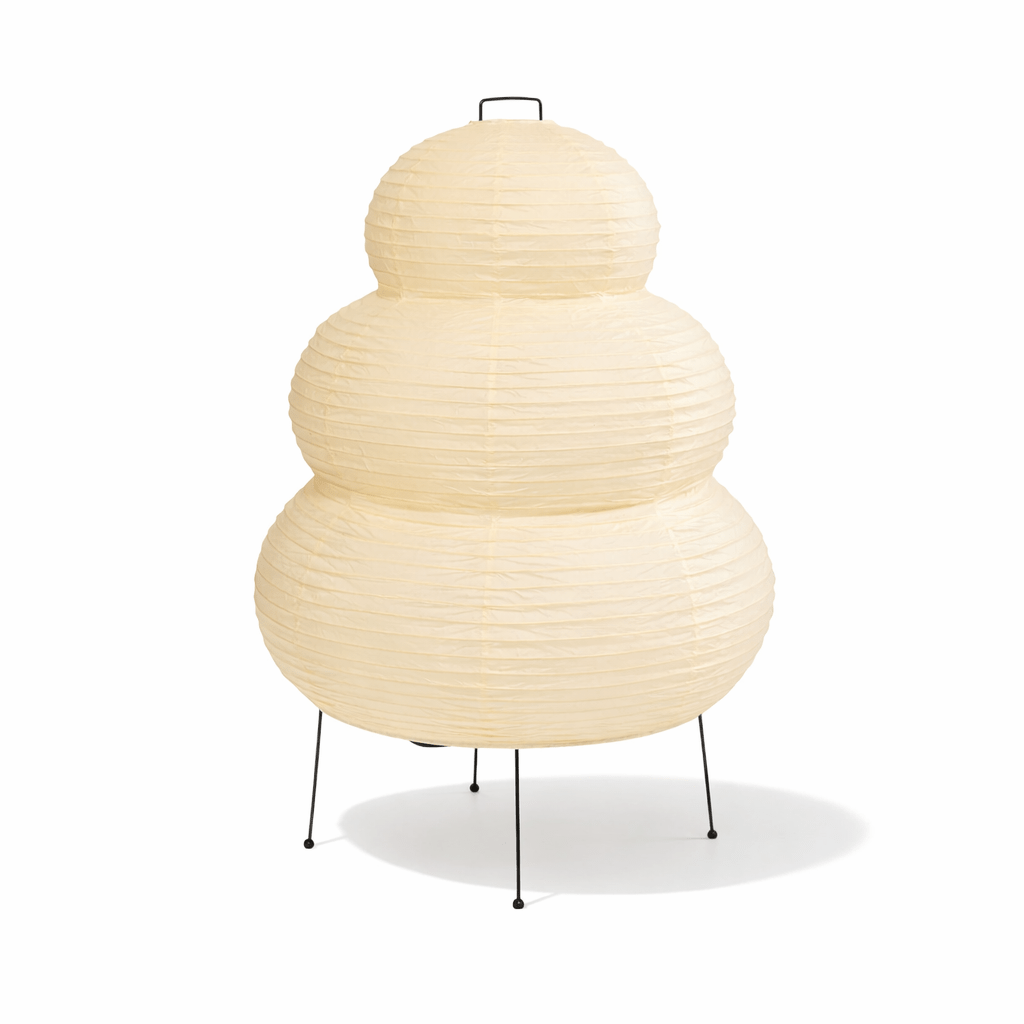 Handcrafted Paper Shade Accent Lamp 10 in Wide Warm Glow LED Bedside Nightlight for Bedroom Office Desktop Reading Nook Minimalist Japanese