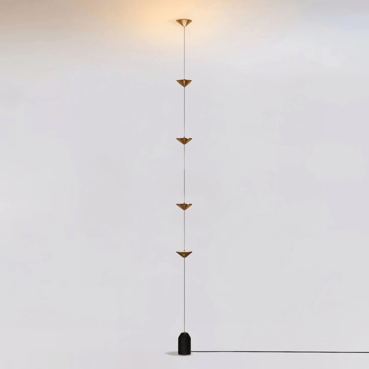 LED Floor Lamp with Marble Counterweight and Adjustable Pull Cable for Living Room Bedroom Reading Corner Modern Home Decor Ambient Task Lig