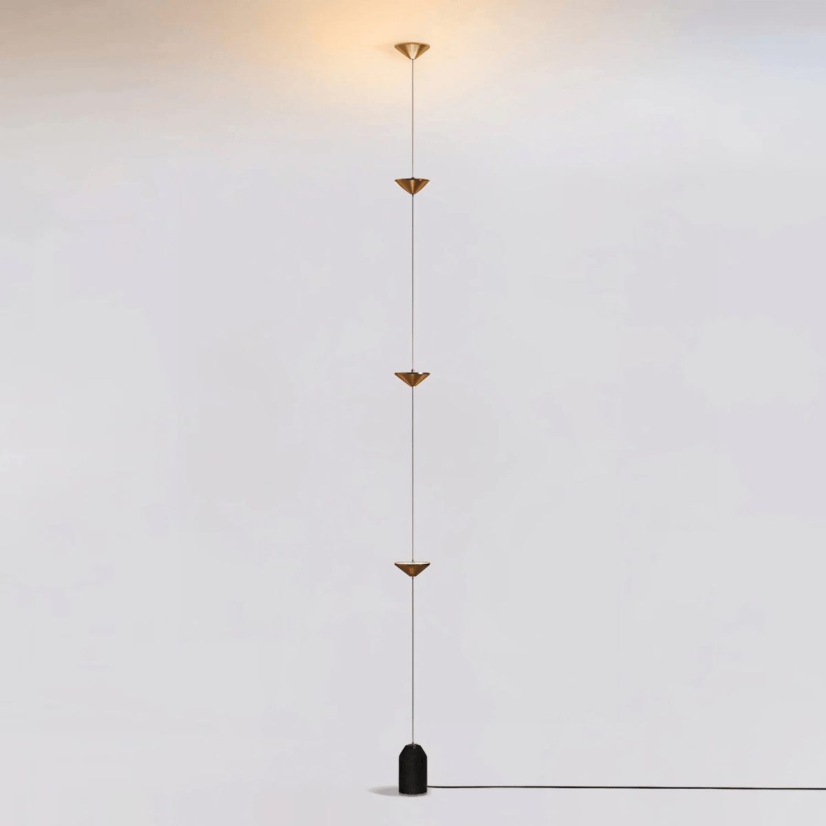 LED Floor Lamp with Marble Counterweight and Adjustable Pull Cable for Living Room Bedroom Reading Corner Modern Home Decor Ambient Task Lig